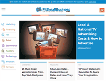 Tablet Screenshot of fitsmallbusiness.com